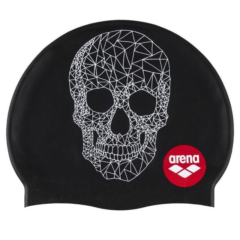 کلاه شنا آرنا مدل print 2 crazy pop skulls bone