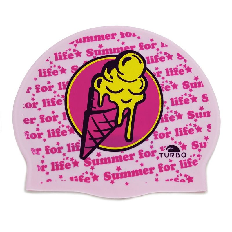کلاه شنا توربو مدل ice cream