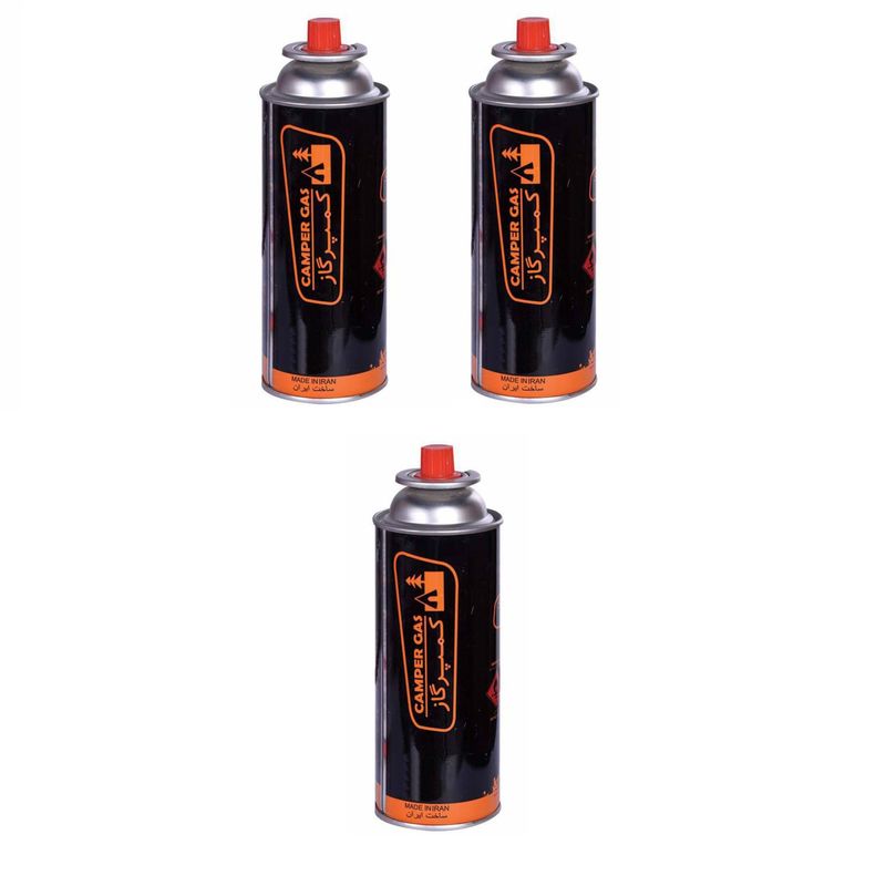 کپسول گاز 220 گرمی کمپرگاز مدل c220 بسته 3 عددی