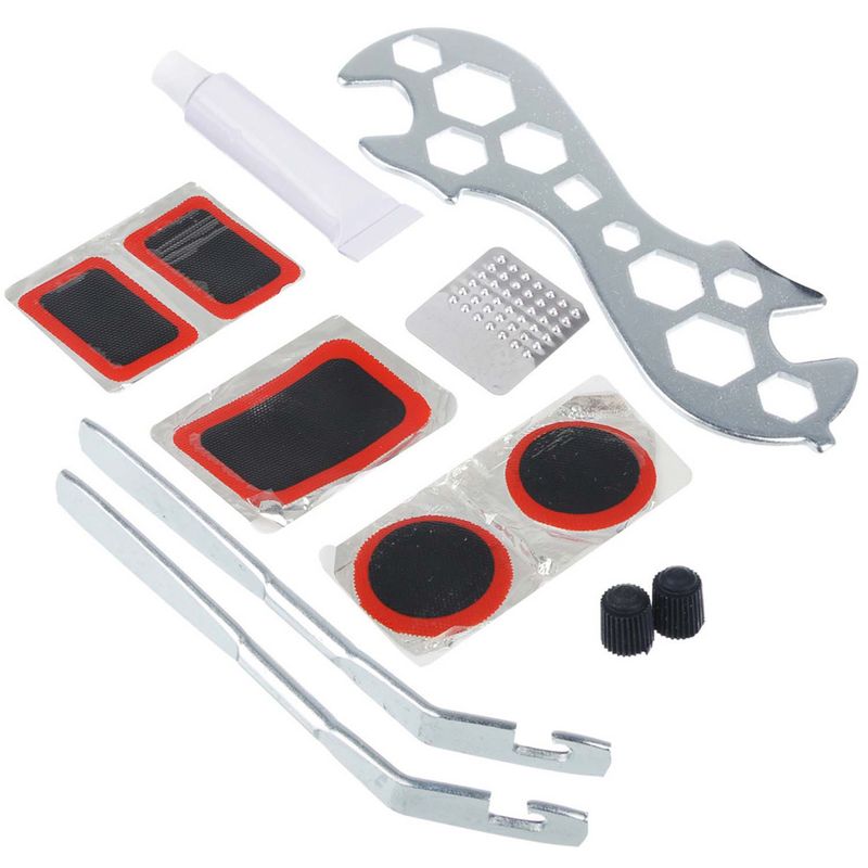 کیت پنچری دوچرخه مدل repairkit کد 2102 مجموعه 12 عددی